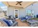 Covered back patio with comfortable seating provides an inviting outdoor space at 1426 Whitman Ct, York, SC 29745