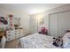 Bedroom with nice carpet and a spacious closet at 1919 Windlock Dr, Charlotte, NC 28270