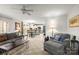 Open-concept living area connecting to the kitchen, ideal for modern living at 1919 Windlock Dr, Charlotte, NC 28270