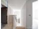 Upstairs hallway featuring white walls and trim, waiting for the finishing touches at 236 Mark Ryan Ln, Dallas, NC 28034