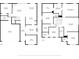 Detailed floor plan showcasing the layout of this two-story home, including room dimensions and spatial relationships at 2679 Southern Trace Dr, Waxhaw, NC 28173