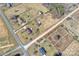This aerial view showcases the property, nearby homes, and quiet surroundings at 332 Goforth Rd, Kings Mountain, NC 28086
