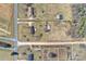 This aerial view features a property with surrounding land and established homes at 332 Goforth Rd, Kings Mountain, NC 28086