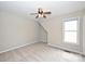 Bedroom with neutral carpet, sloped ceiling, ceiling fan, and natural light at 332 Goforth Rd, Kings Mountain, NC 28086