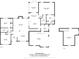 Detailed floor plan showing layout of the home's two floors, including room dimensions and areas at 3738 Glen Arbor Dr, Maiden, NC 28650