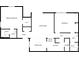Layout of this home features a primary bedroom with dual baths, living room, dining area, kitchen, bedroom, and laundry at 4918 Sardis Rd # E, Charlotte, NC 28270