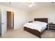 Bedroom showcasing a bed, and neutral walls and carpet at 920 Lakehill Rd, Charlotte, NC 28214