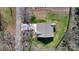 Aerial view of the house showing the driveway and roof at 1013 Oakmont Dr, Rock Hill, SC 29732