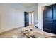 Neutral bedroom with space for activities, featuring dark gray doors at 1013 Oakmont Dr, Rock Hill, SC 29732
