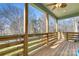 A wooden deck with a view of trees at 1013 Oakmont Dr, Rock Hill, SC 29732