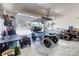 Spacious garage with an open door and several parked vehicles at 1013 Oakmont Dr, Rock Hill, SC 29732