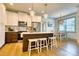 Kitchen featuring a kitchen island, stainless steel appliances, and pendant lights at 1013 Oakmont Dr, Rock Hill, SC 29732