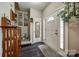 Inviting foyer with hardwood floors, a bright entrance, and stylish decor, creating a warm welcome at 140 Reid Ln, Pineville, NC 28134