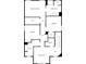 Layout of the second floor showing the primary bedroom, bathrooms, and Gathering room at 14106 Ridgewater Way, Charlotte, NC 28278