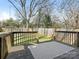 Spacious back deck, wooden fence, and large backyard, perfect for outdoor gatherings at 2028 Scott Ave, Charlotte, NC 28203
