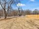 Spacious backyard with a partial fence line, offering potential for landscaping at 3215 Isenhour St, Charlotte, NC 28206