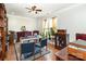 Well-lit home office with a large window and ample workspace, ideal for productivity and comfort at 4321 Rolling Acres Rd, Charlotte, NC 28213