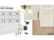 Selection of bathroom finishes showing cabinets, flooring, and fixtures, creating a luxurious design at 44401 Us 52 N Hwy, Richfield, NC 28137