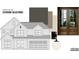Rendering of exterior finishes showing siding, stone, and windows, creating a cohesive and modern design at 44401 Us 52 N Hwy, Richfield, NC 28137
