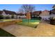 Evening view of swimming pool with built-in hot tub at 519 Fourth Baxter Xing, Fort Mill, SC 29708