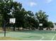A well maintained outdoor basketball court in a quiet neighborhood at 7001 Conifer Cir, Indian Trail, NC 28079