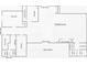 Detailed floor plan showcasing the layout, including a clubhouse, kitchen, exercise room, and back patio at 822 Wisteria Way, Salisbury, NC 28146