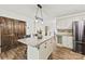 Kitchen with a center island and stainless appliances at 1335 Blacksnake Rd, Stanley, NC 28164