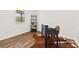 Functional home office complete with desk and a serene view at 1335 Blacksnake Rd, Stanley, NC 28164