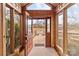 Welcoming foyer with wood-paneled walls and an open view to the outside at 136 Coble Ave, Albemarle, NC 28001