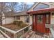 Inviting front entrance with decorative glass door, brick accents, and a convenient ramp at 136 Coble Ave, Albemarle, NC 28001
