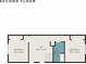 Explore the second floor plan highlighting bedrooms, a loft area, and a bathroom for optimal living space at 140 First St, Huntersville, NC 28078