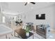Open living area with sleek decor, light wood floors, and stylish furnishings for comfortable living at 206 Freeland Ln, Charlotte, NC 28217