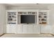 Custom built-in shelving unit and storage space in a well-lit living area at 2251 Selwyn Ave # 201, Charlotte, NC 28207