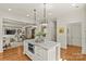 Kitchen includes granite island and stainless oven and microwave at 2251 Selwyn Ave # 201, Charlotte, NC 28207
