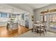 Bright kitchen with stainless steel appliances and a cozy dining nook at 2251 Selwyn Ave # 201, Charlotte, NC 28207