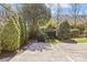 Assigned outdoor parking spot surrounded by mature landscaping at 2251 Selwyn Ave # 201, Charlotte, NC 28207