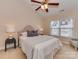 Relaxing bedroom features a plush bed, neutral decor, and plenty of natural light at 244 Hurston Cir, Charlotte, NC 28208