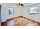 Bright bedroom with hardwood floors, closet, and dual windows at 2604 Oxford Cir, Lancaster, SC 29720