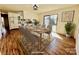 Dining room with hardwood floors, large windows and modern design at 2604 Oxford Cir, Lancaster, SC 29720