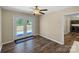 The dining room area features french doors that let in ample light to the space at 4201 Winedale Ln, Charlotte, NC 28205