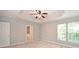 Bedroom with large windows providing natural light and easy access to an ensuite bathroom at 530 Pate Dr, Fort Mill, SC 29715