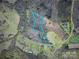 This aerial view shows the property's boundaries in relation to local roads and countryside at 607 Anthony Grove Rd, Crouse, NC 28033