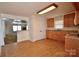 Kitchen featuring wooden cabinets and updated countertops at 7311 Dogwood Ln, Kannapolis, NC 28081