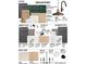 Presents black shaker cabinets and premium countertops, ideal for a modern kitchen design at Lot 18 Pleasant Rd, Fort Mill, SC 29708