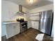 Updated kitchen with stainless steel appliances, white cabinets, and modern countertops at 1125 Mcdow Dr, Rock Hill, SC 29732