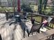 Deck area with table, chairs, and decor at 1220 Nw 20Th Avenue Nw Ave, Hickory, NC 28601