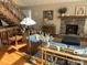 Inviting living room with a stone fireplace, wood floors, and natural light at 1220 Nw 20Th Avenue Nw Ave, Hickory, NC 28601