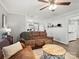 Cozy living room features hardwood floors and neutral décor, creating a warm and inviting space at 125 Ashe St, Gastonia, NC 28056