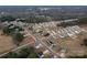 Residential neighborhood featuring homes nestled among trees, highlighted by an arrow at 1587 Berkshire Dr, Newton, NC 28658