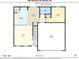 Main floor plan featuring a living room, kitchen, dining area, bedroom, bathroom, and garage at 1587 Berkshire Dr, Newton, NC 28658